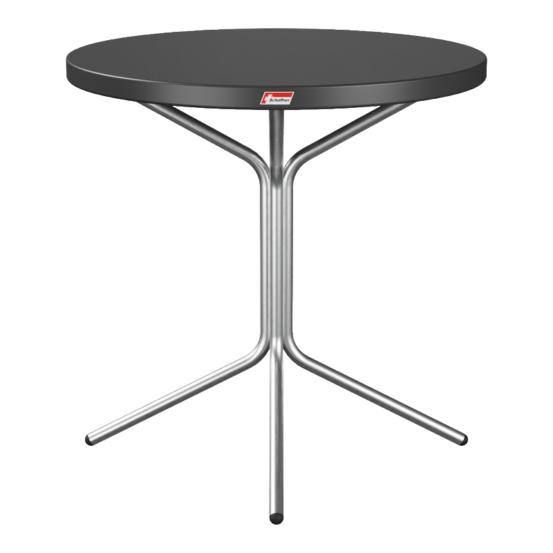 Schaffner PIX Metall-Beistelltisch (H 54) – beschichtet Alusilber