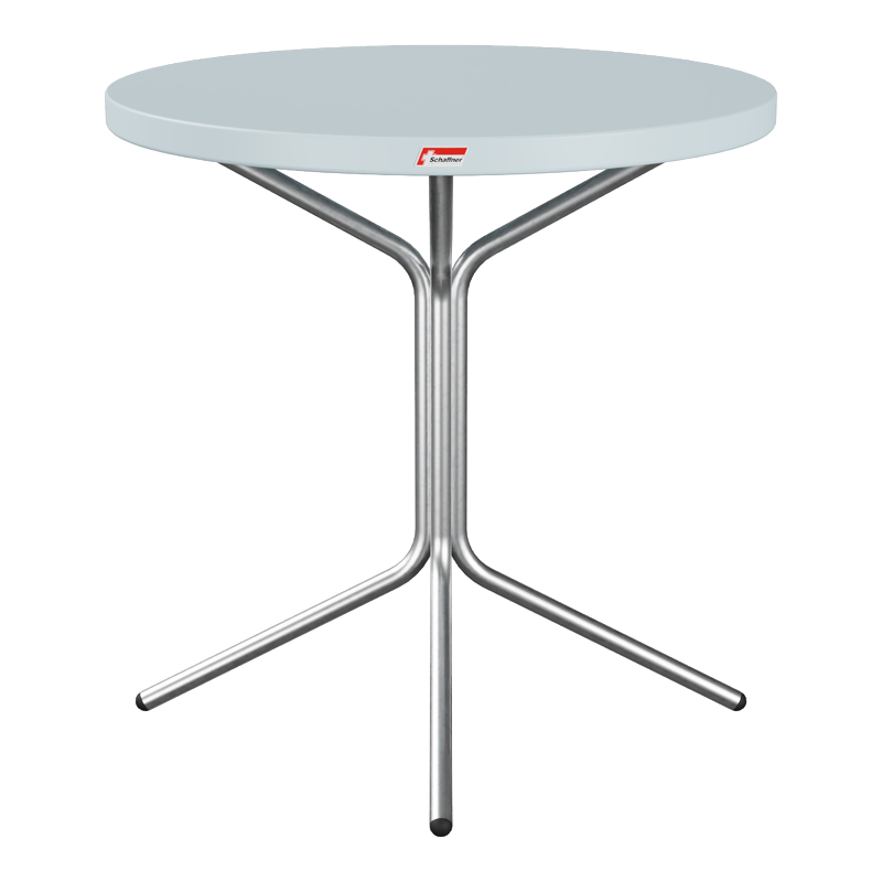Schaffner PIX Metall-Beistelltisch (H 54) – beschichtet Pastellbraun