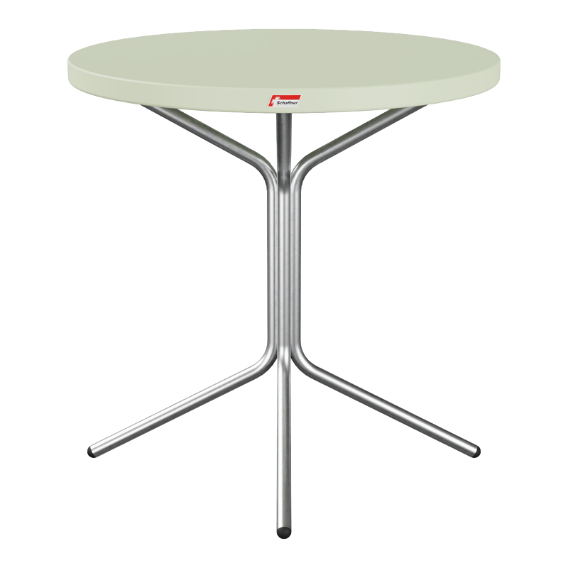 Schaffner PIX Metall-Beistelltisch (H 54) – beschichtet Rot
