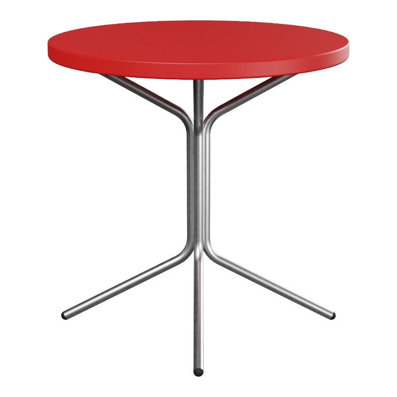 Schaffner PIX Metall-Beistelltisch (H 54) – beschichtet Pastellsand
