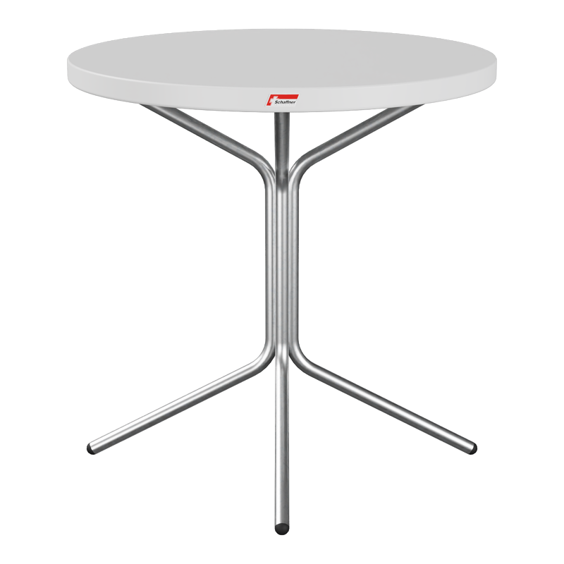 Schaffner PIX Metall-Beistelltisch (H 54) – beschichtet Weiss