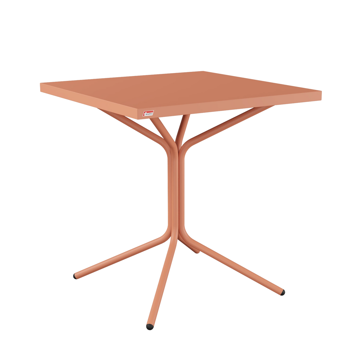 Schaffner PIX Metalltisch (H 72) 70x70 beschichtet Terracotta