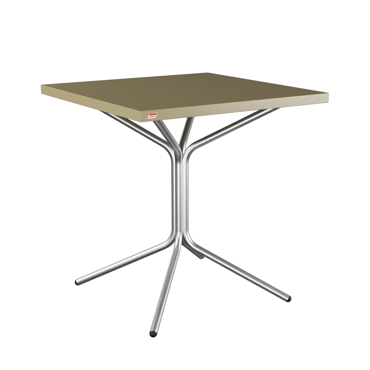 Schaffner PIX Metalltisch (H 72) 70x70 feuerverzinkt Champagner