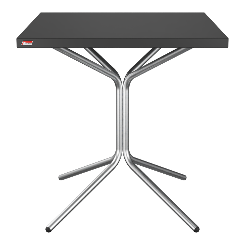Schaffner PIX Metalltisch (H 72) – 70x70 beschichtet Weiss