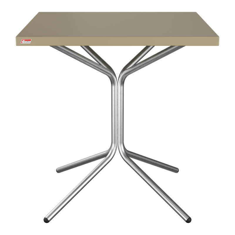 Schaffner PIX Metalltisch (H 72) – 70x70 beschichtet Anthrazit