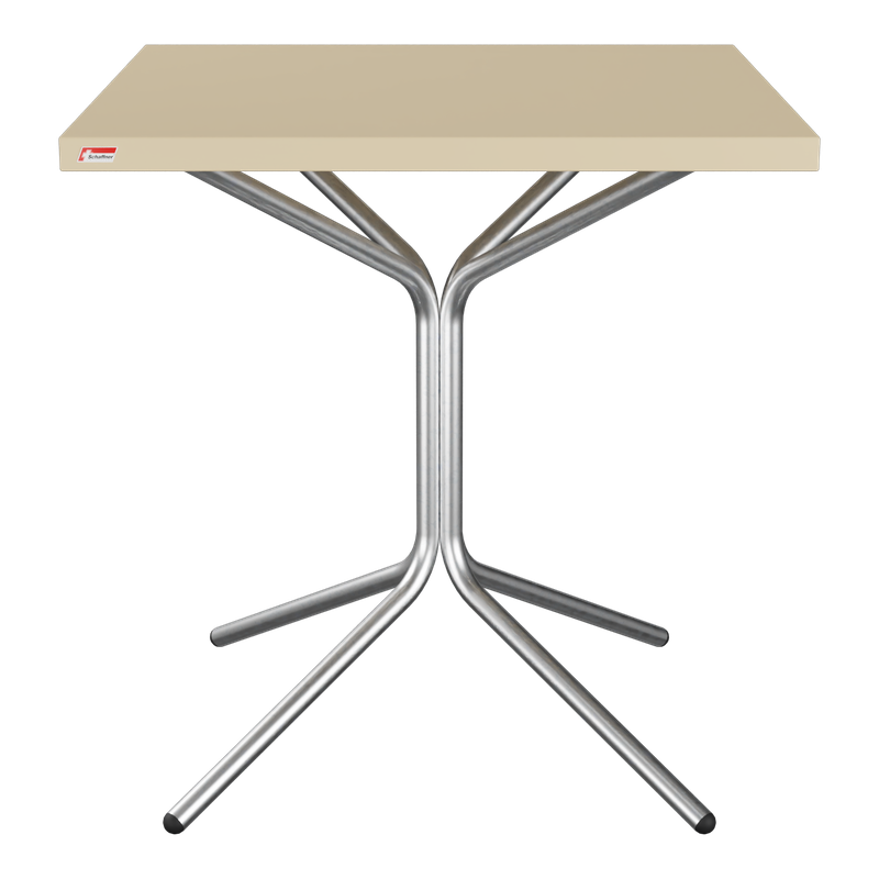 Schaffner PIX Metalltisch (H 72) – 70x70 beschichtet Türkis