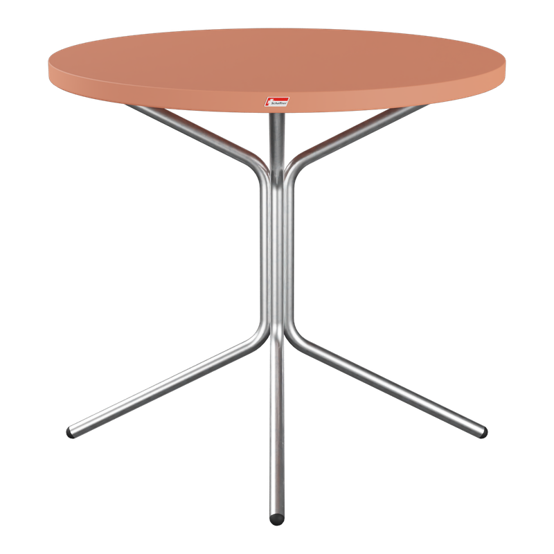 Schaffner PIX Metalltisch (H 72) – ø60 beschichtet Orange