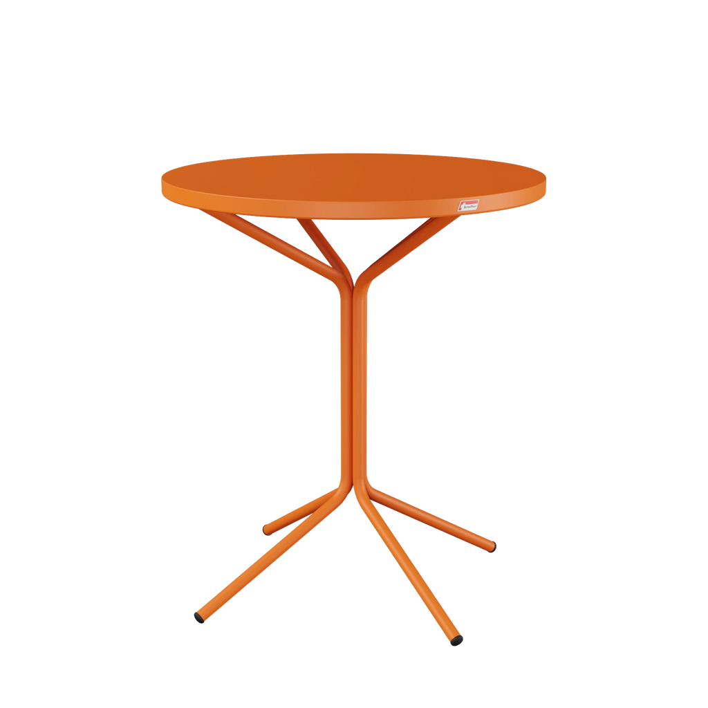 Schaffner PIX Metalltisch (H 72) ø60 beschichtet Orange