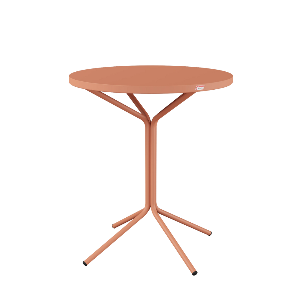 Schaffner PIX Metalltisch (H 72) ø60 beschichtet Terracotta