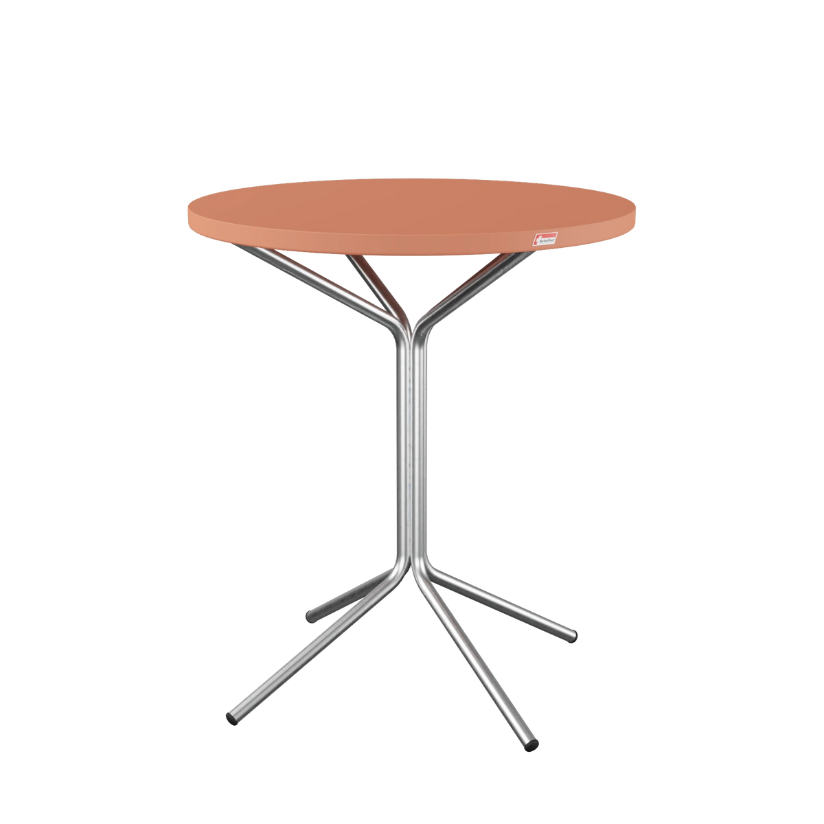 Schaffner PIX Metalltisch (H 72) ø60 feuerverzinkt Terracotta