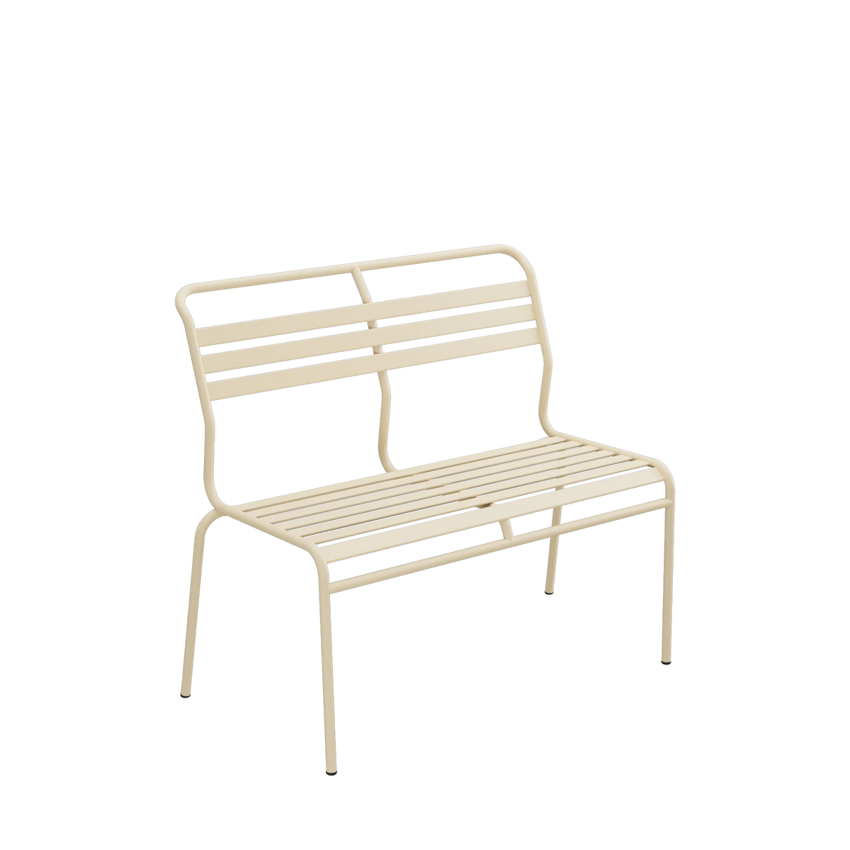 Schaffner Säntis Lättli-Bank 2er beschichtet Pastellbraun