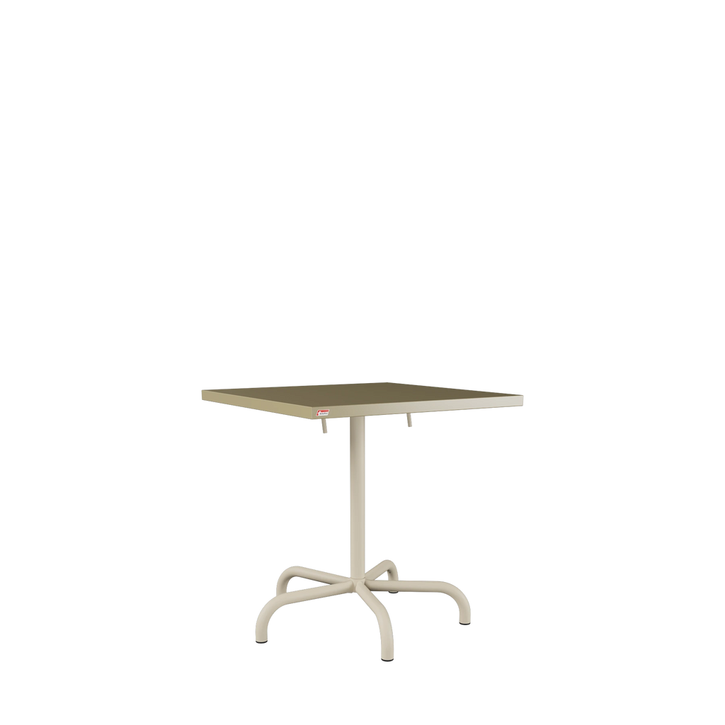 Schaffner Säntis Metalltisch 70x70 beschichtet Champagner