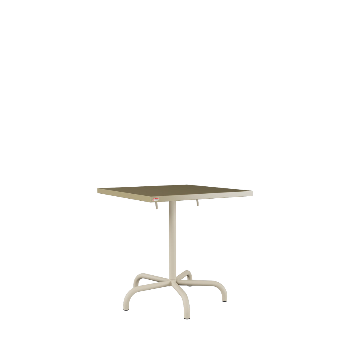 Schaffner Säntis Metalltisch 70x70 beschichtet Champagner
