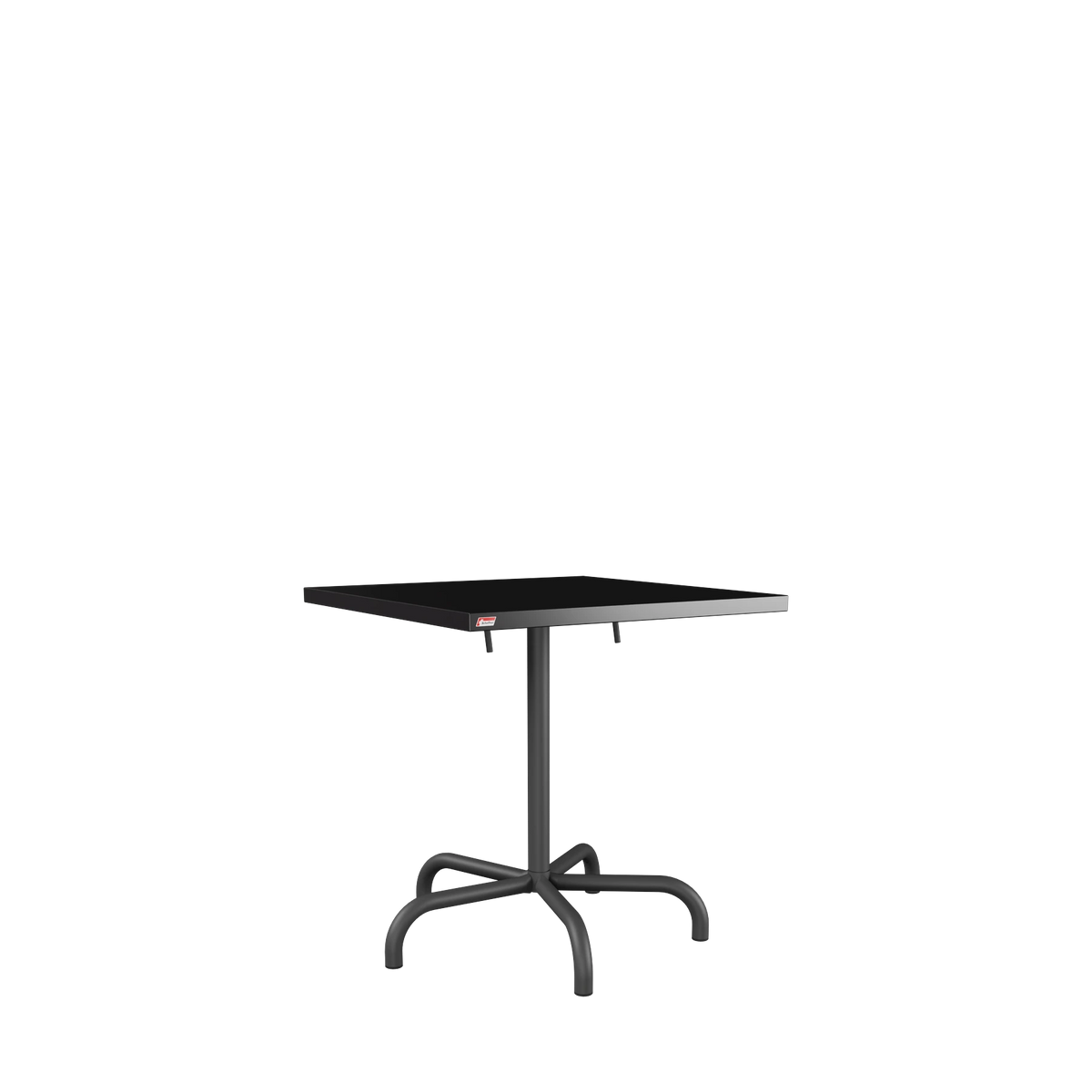 Schaffner Säntis Metalltisch 70x70 beschichtet Schwarz