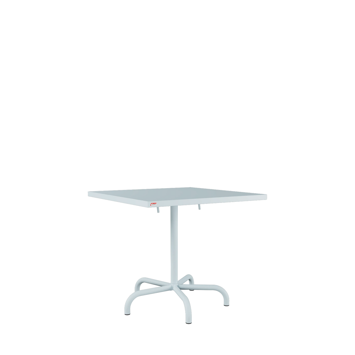 Schaffner Säntis Metalltisch 80x80 beschichtet Pastellblau