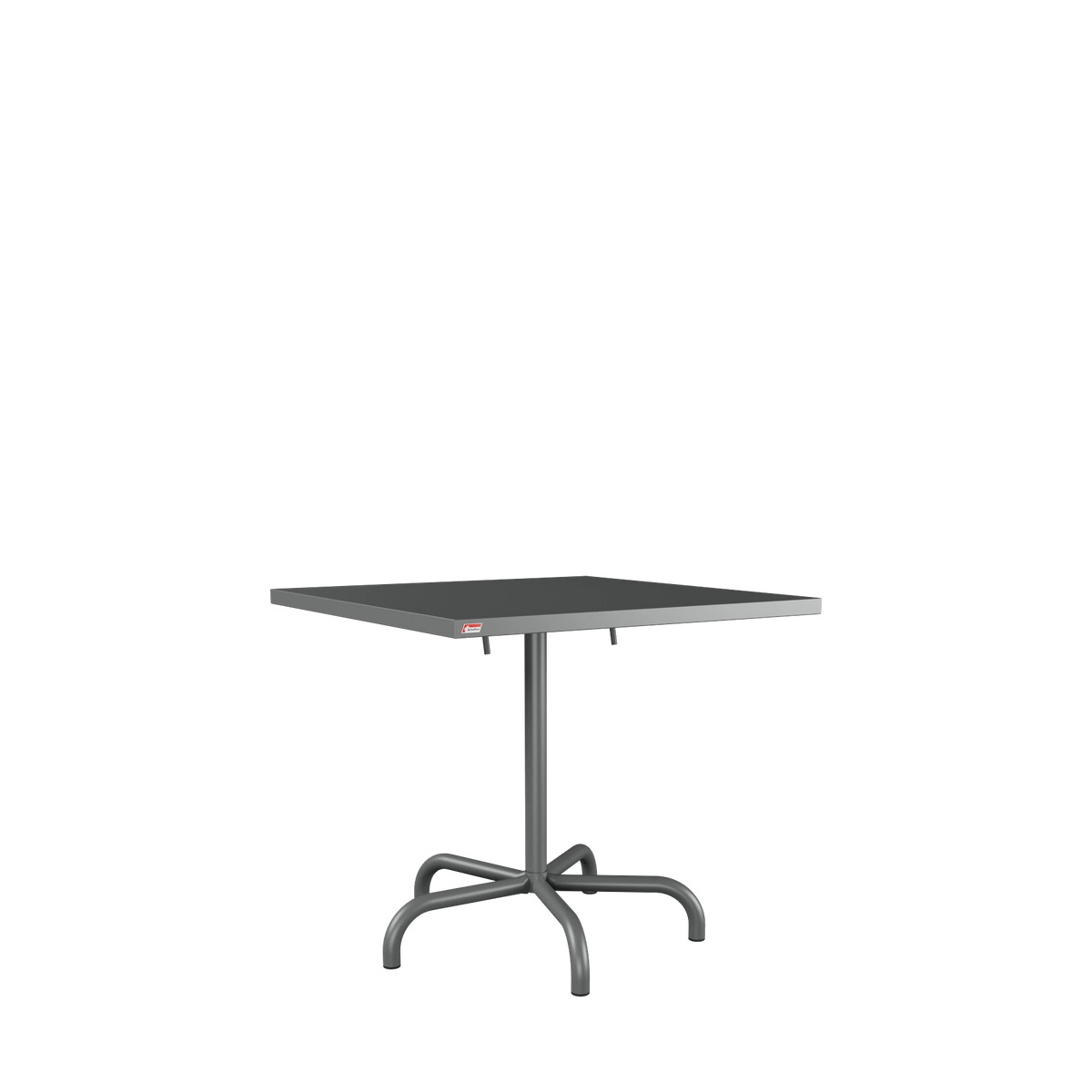 Schaffner Säntis Metalltisch 80x80 beschichtet Graphit