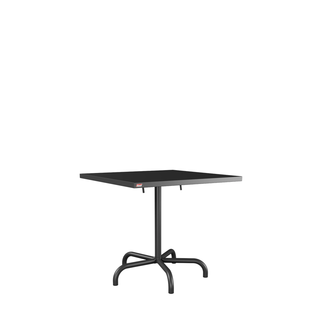 Schaffner Säntis Metalltisch 80x80 beschichtet Anthrazit