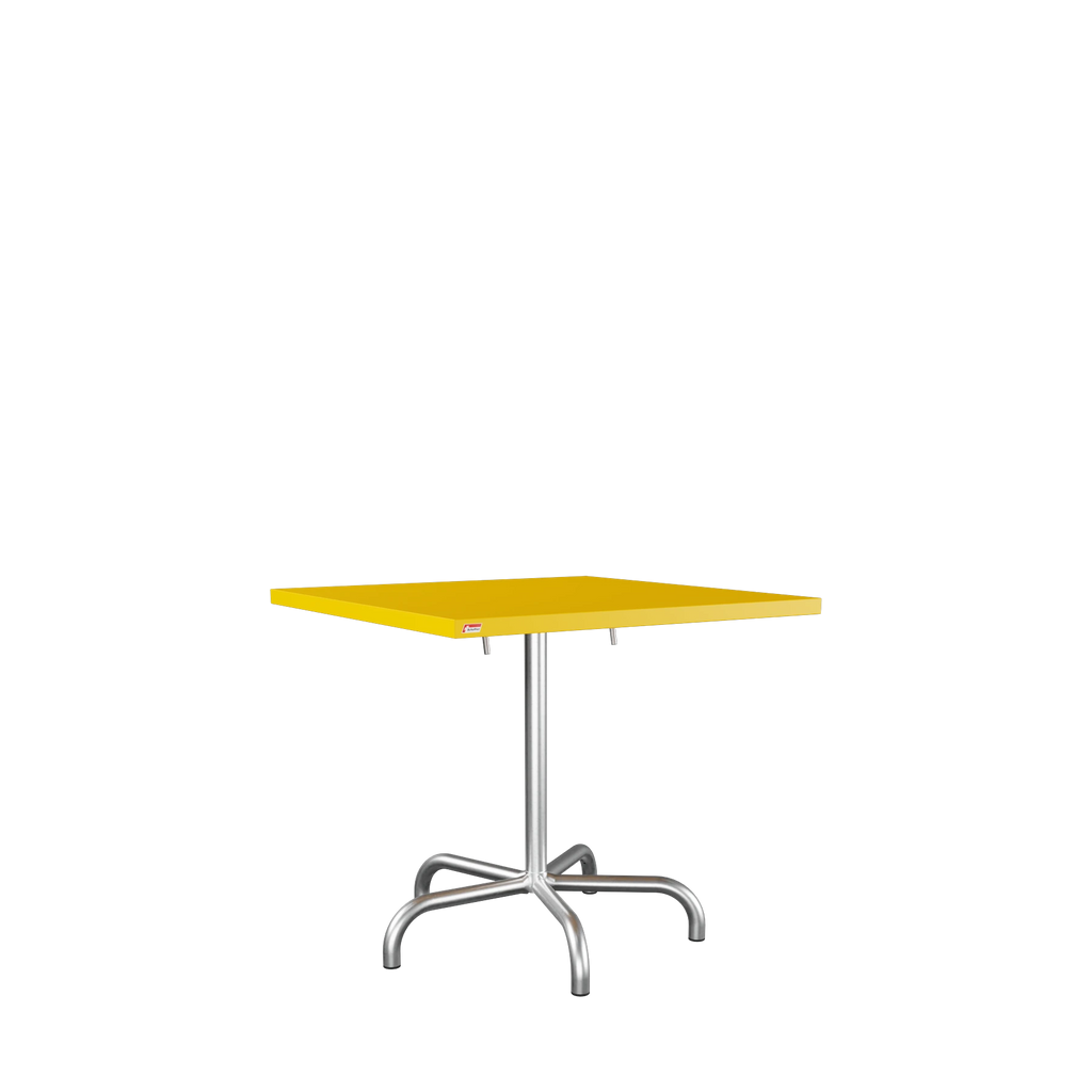 Schaffner Säntis Metalltisch 80x80 feuerverzinkt Gelb