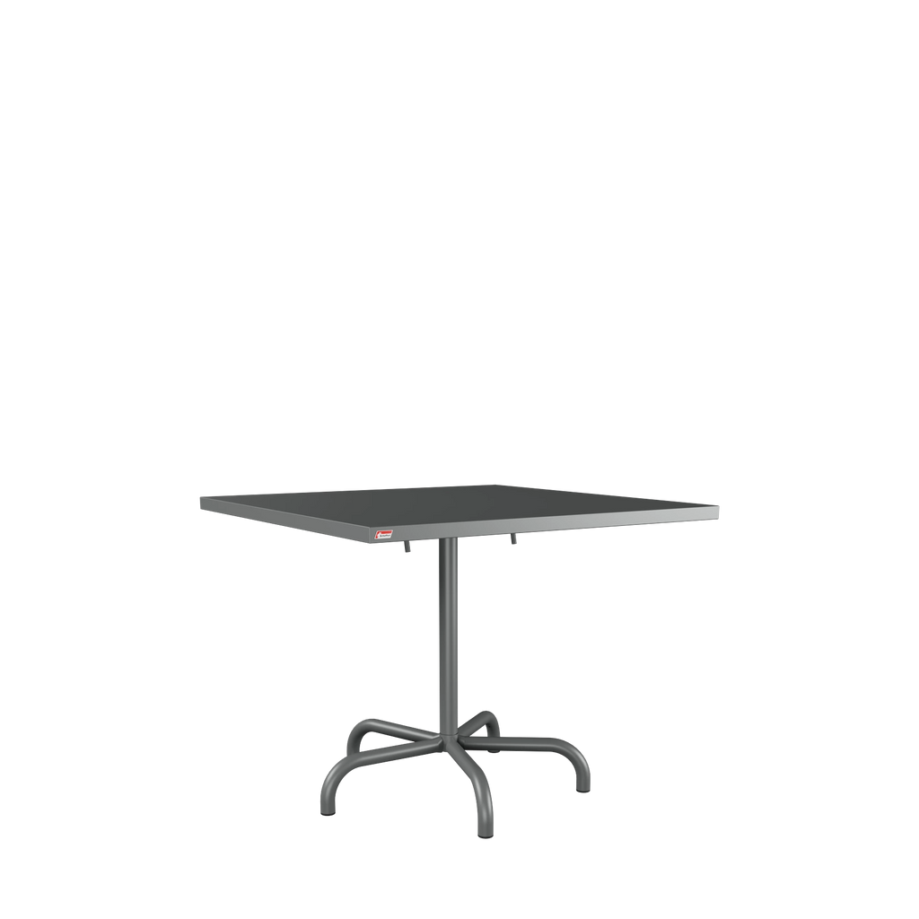 Schaffner Säntis Metalltisch 90x90 beschichtet Graphit