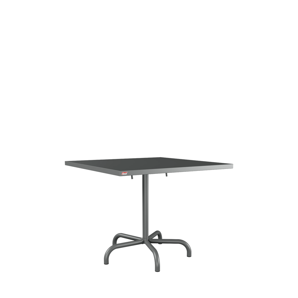 Schaffner Säntis Metalltisch 90x90 beschichtet Graphit