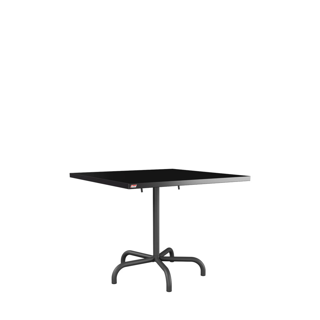 Schaffner Säntis Metalltisch 90x90 beschichtet Schwarz