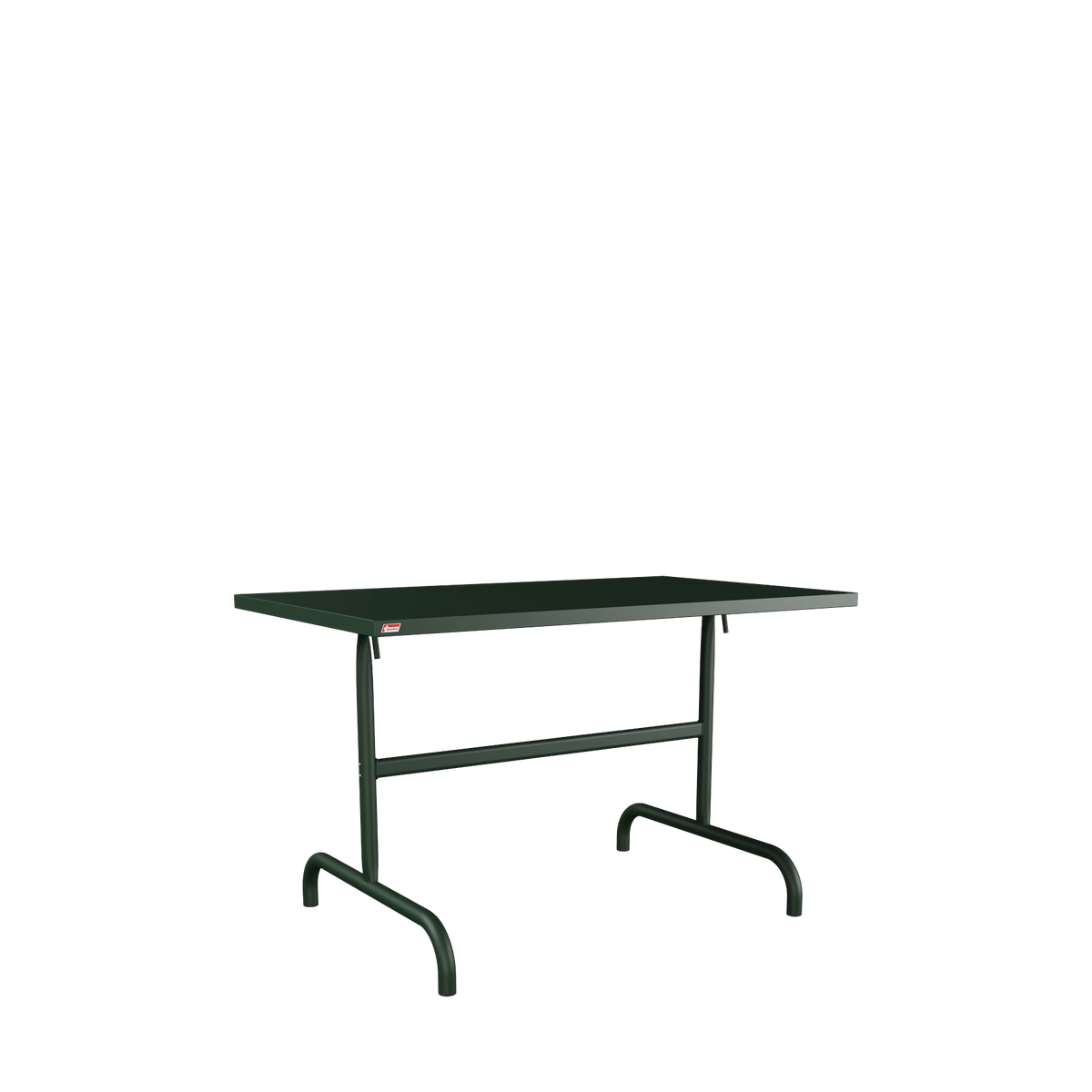 Schaffner Säntis Metalltisch 117x70 beschichtet Tannengrün