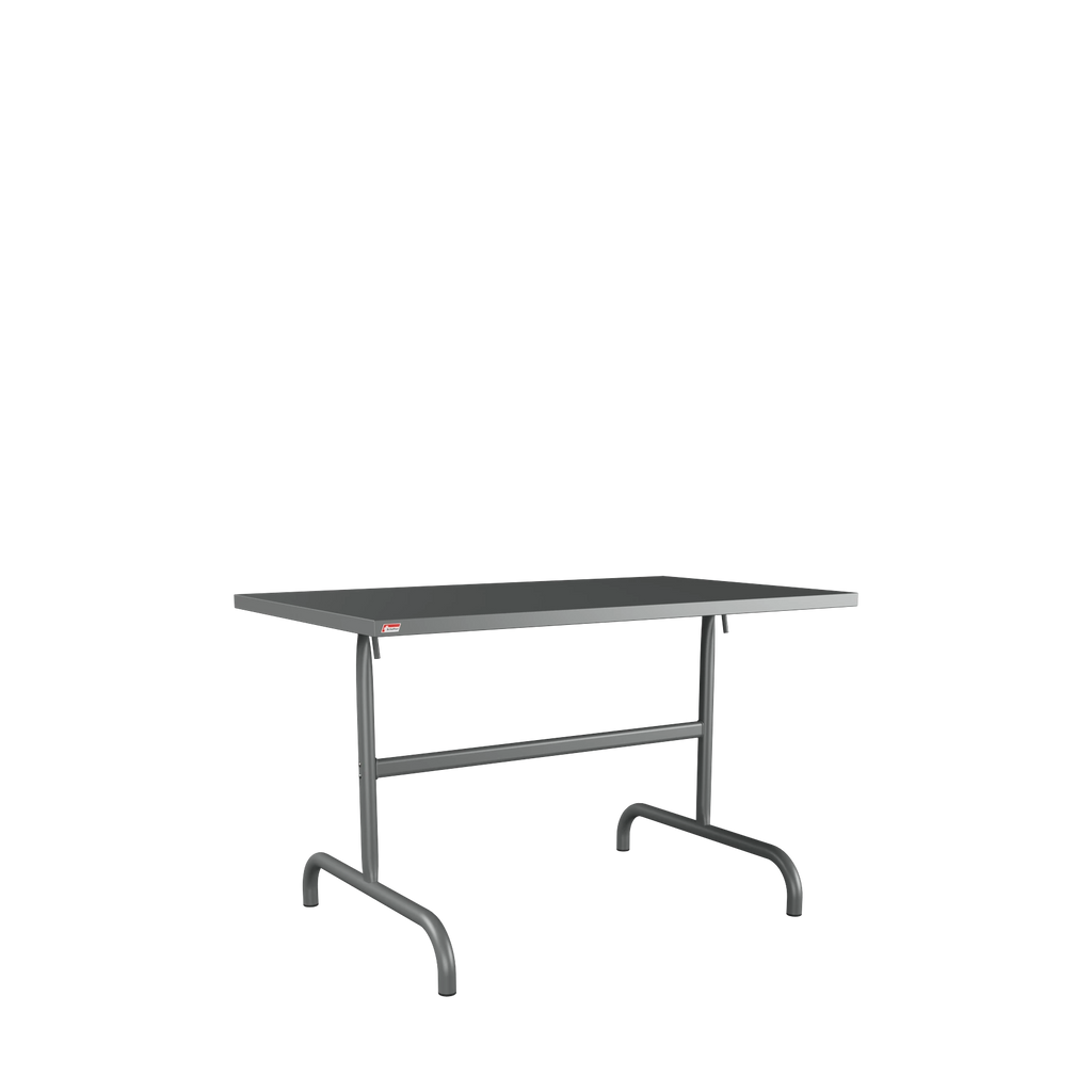 Schaffner Säntis Metalltisch 117x70 beschichtet Graphit