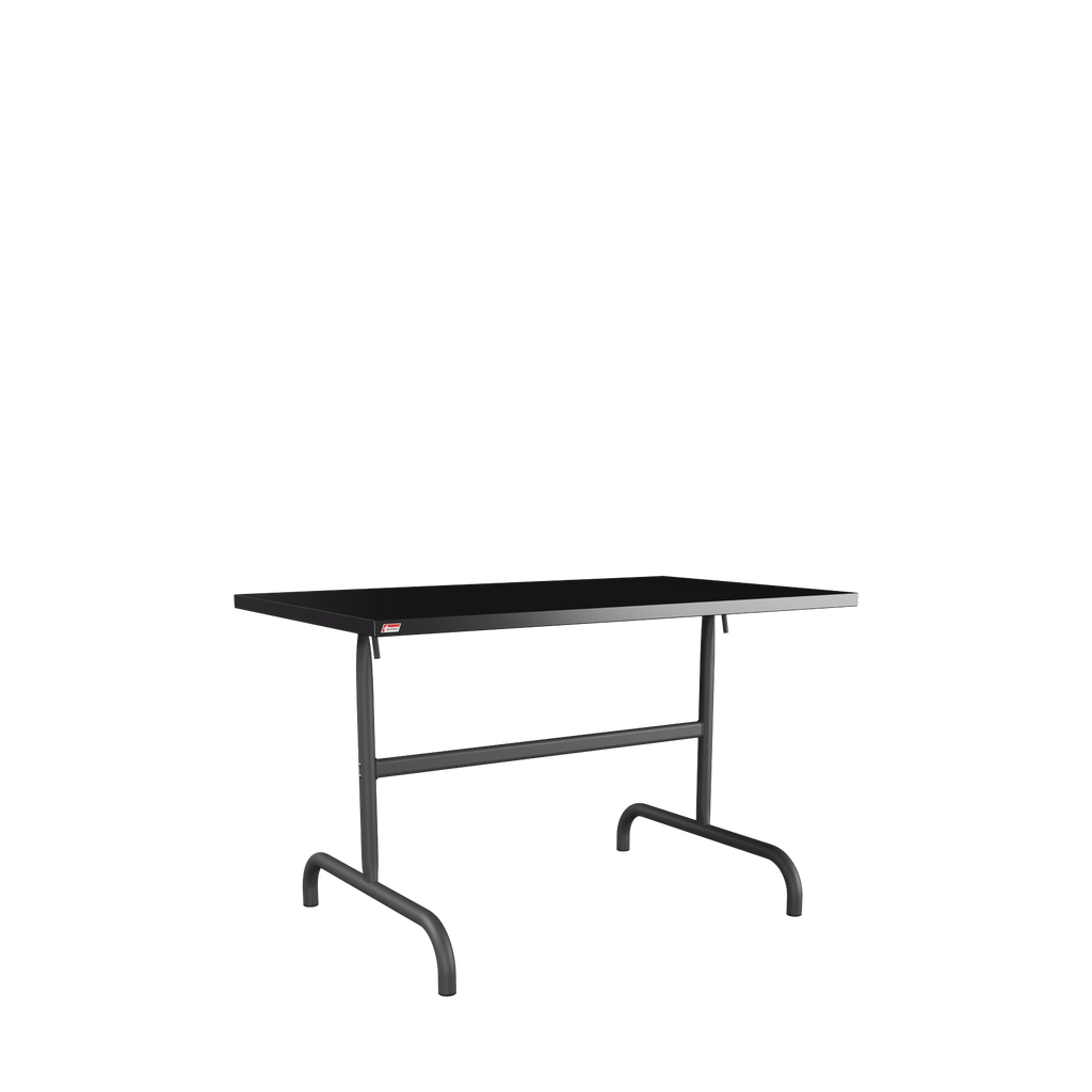 Schaffner Säntis Metalltisch 117x70 beschichtet Schwarz
