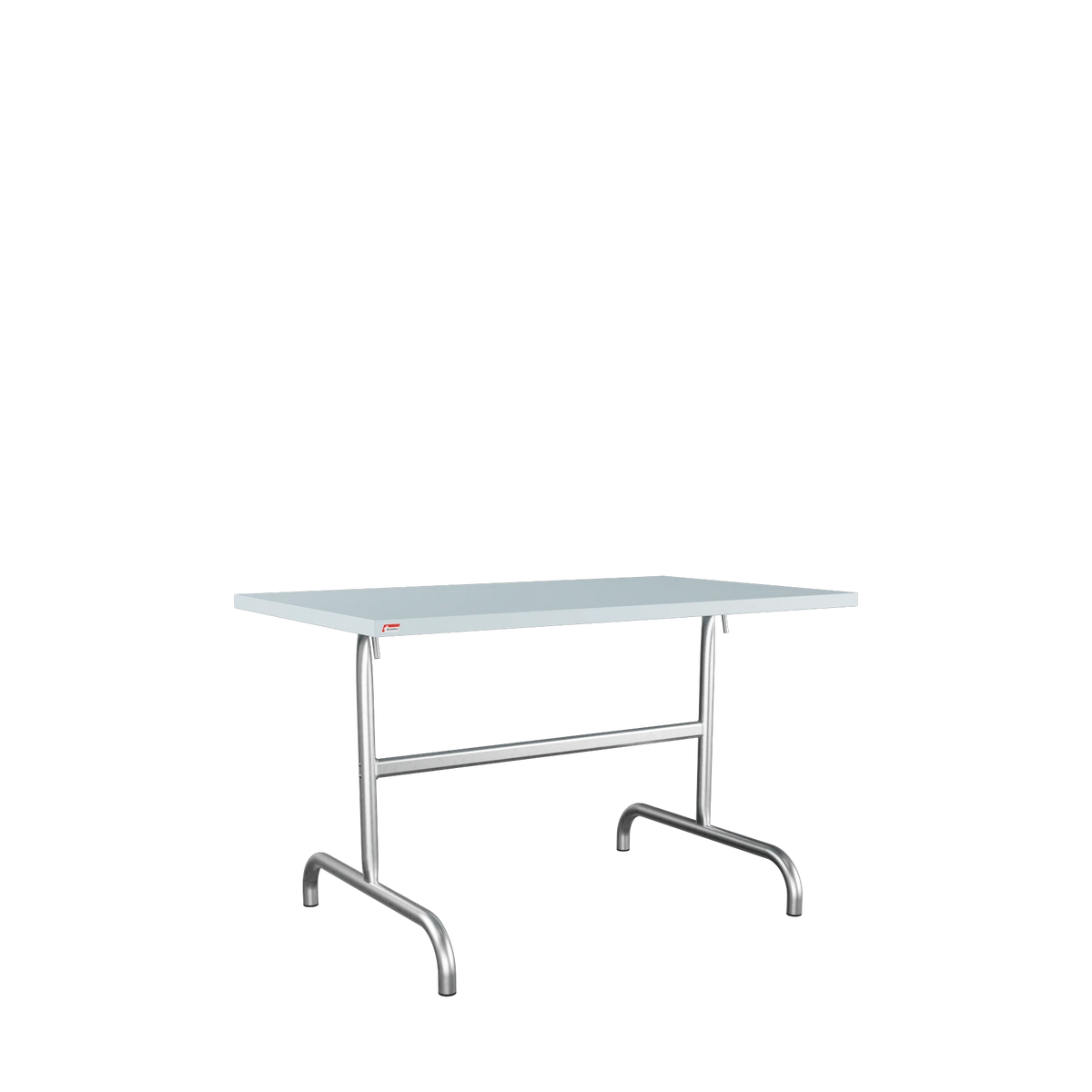 Schaffner Säntis Metalltisch 117x70 feuerverzinkt Pastellblau