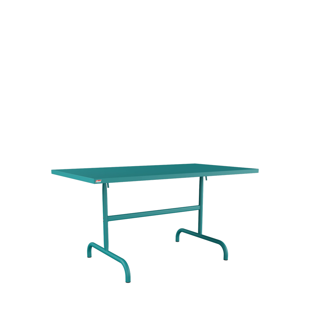 Schaffner Säntis Metalltisch 140x80 beschichtet Kaliblau