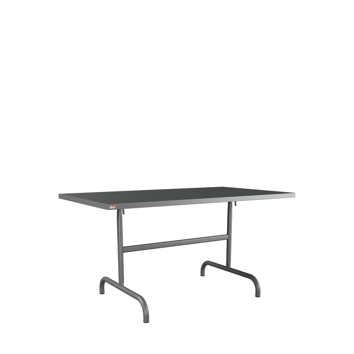 Schaffner Säntis Metalltisch 140x80 beschichtet Graphit
