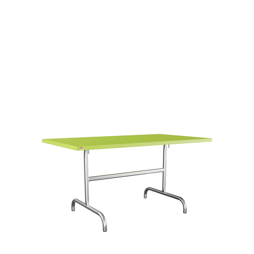 Schaffner Säntis Metalltisch 140x80 feuerverzinkt Hellgrün