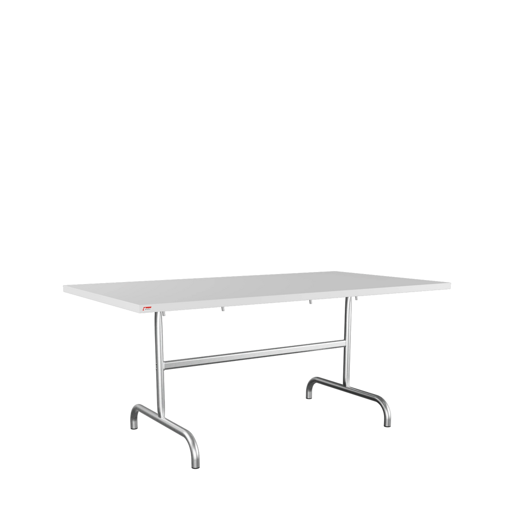 Schaffner Säntis Metalltisch 165x90 feuerverzinkt Weiss