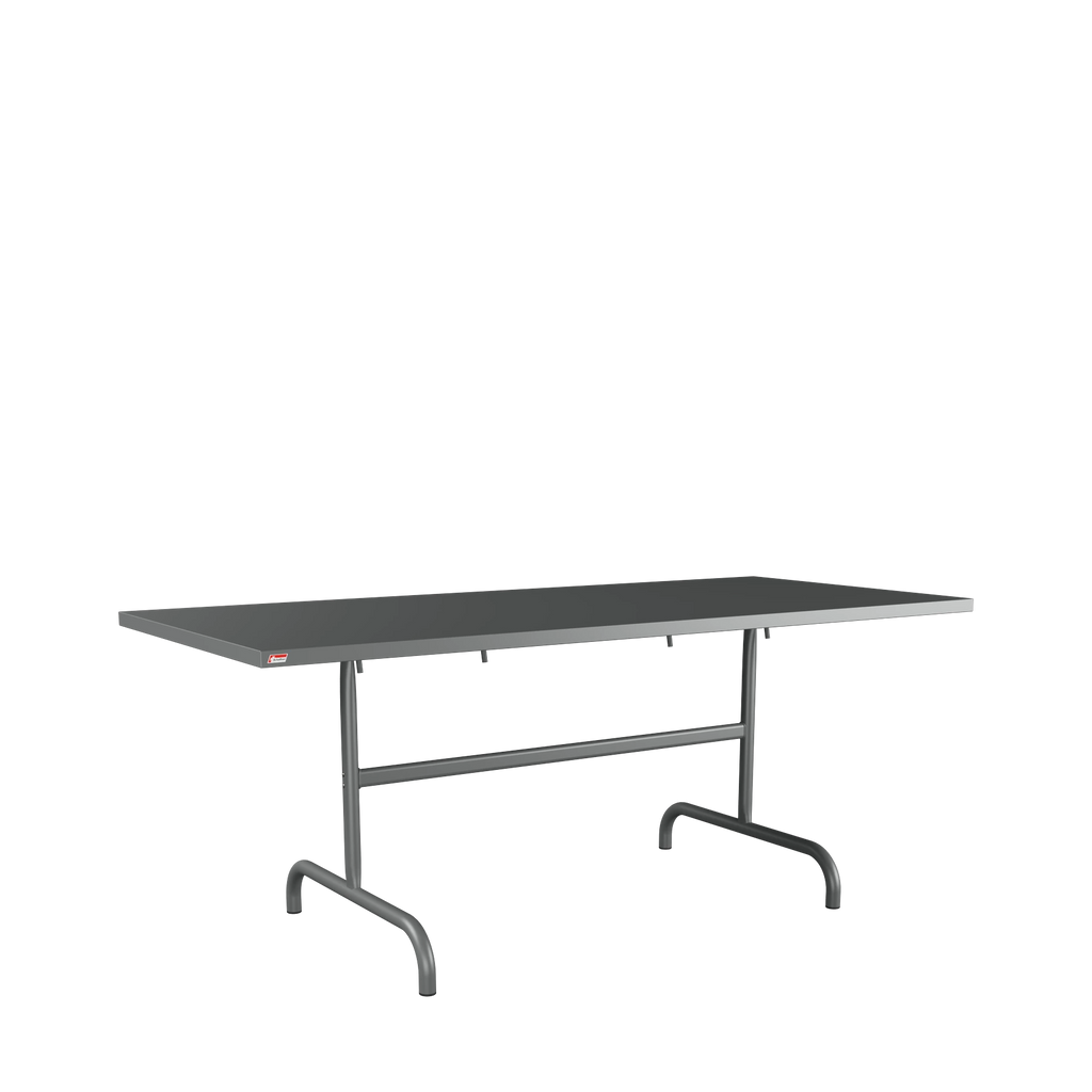 Schaffner Säntis Metalltisch 180x80 beschichtet Graphit