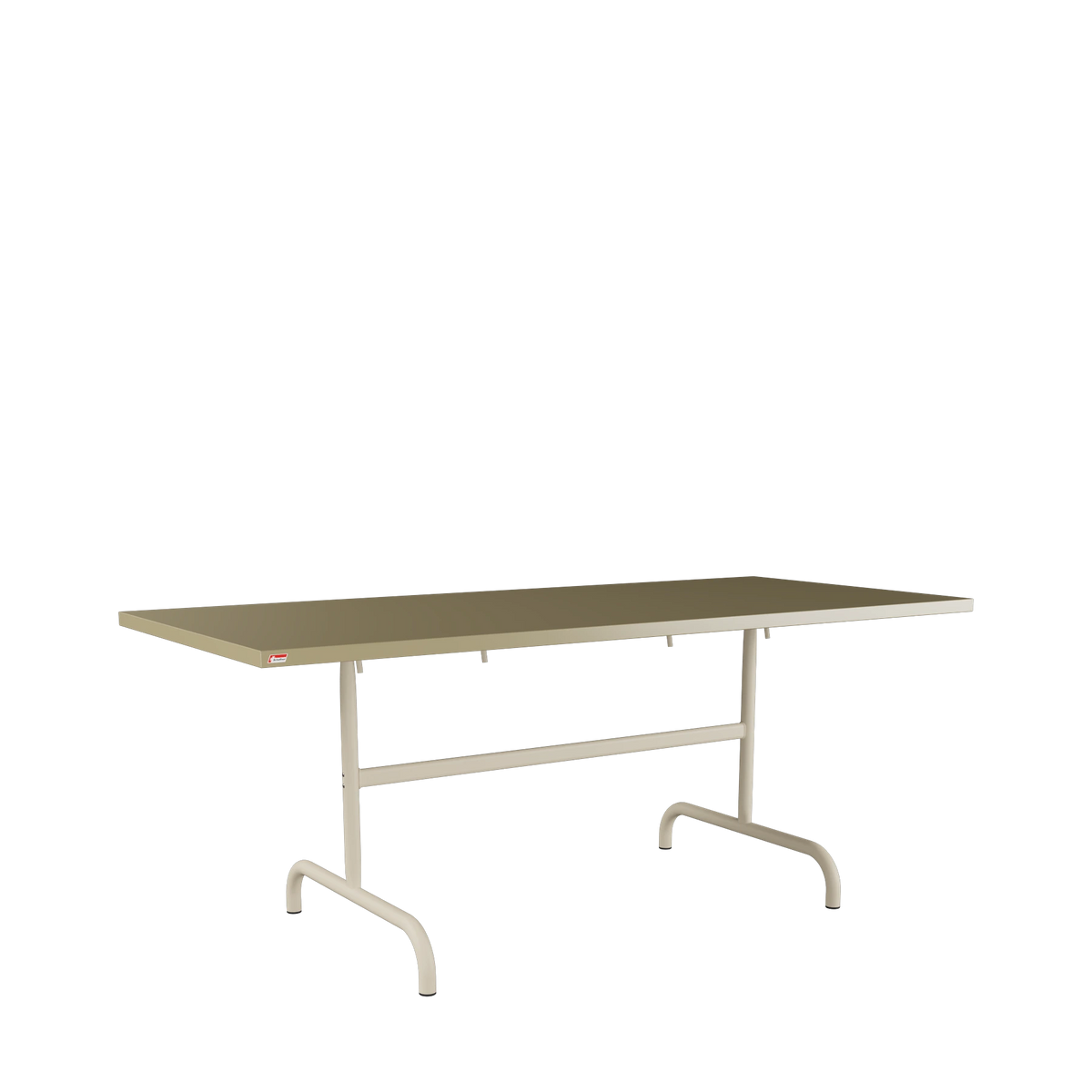 Schaffner Säntis Metalltisch 180x80 beschichtet Champagner
