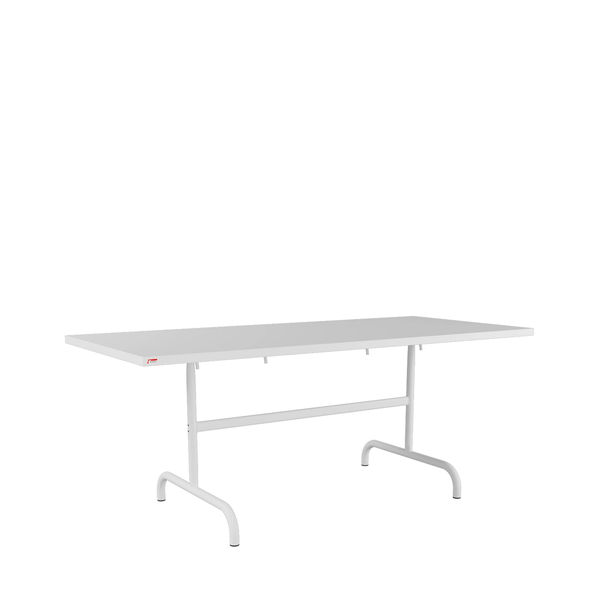 Schaffner Säntis Metalltisch 180x80 beschichtet Weiss