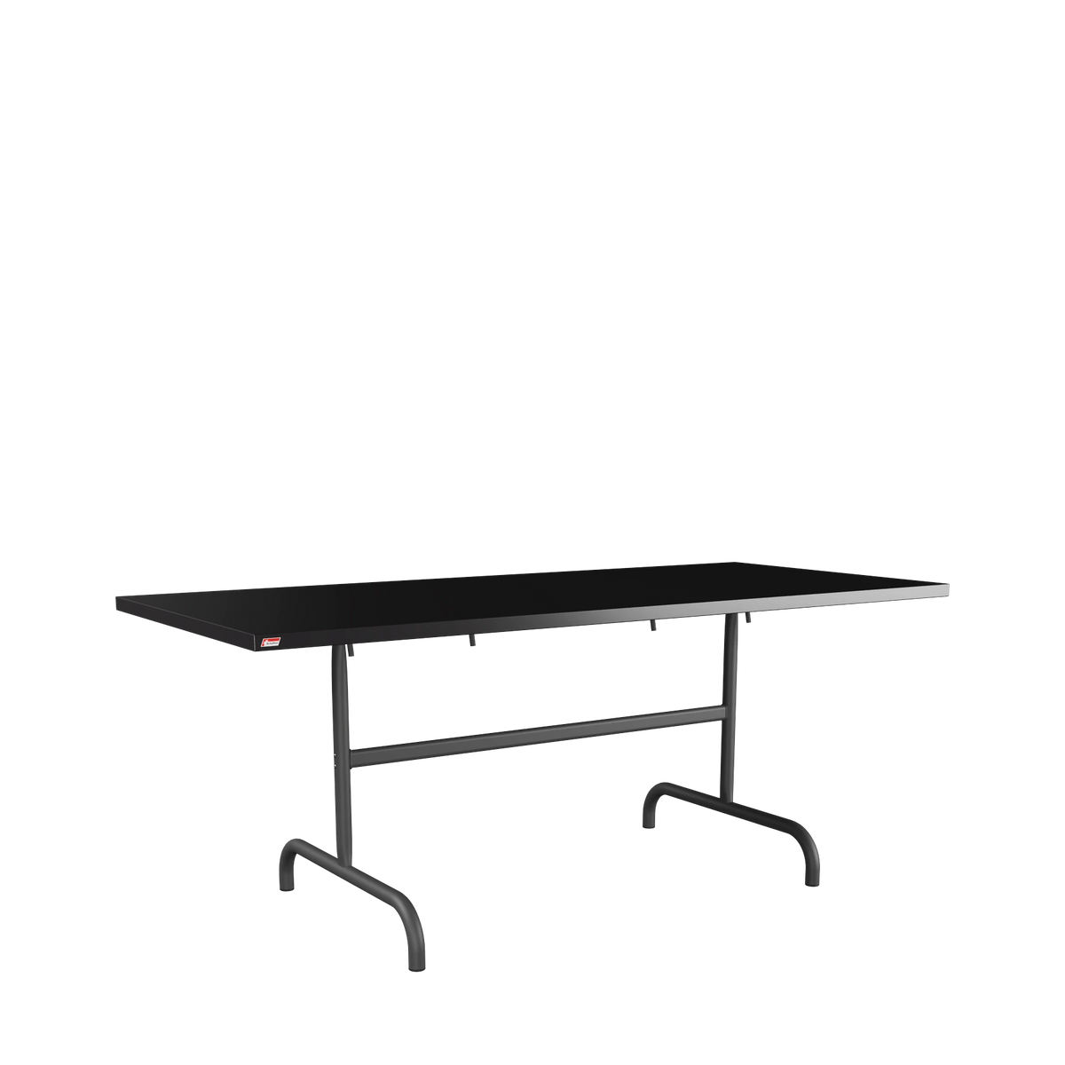 Schaffner Säntis Metalltisch 180x80 beschichtet Schwarz