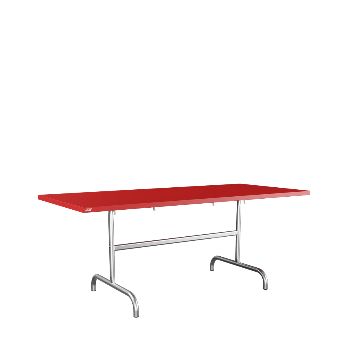 Schaffner Säntis Metalltisch 180x80 feuerverzinkt Rot