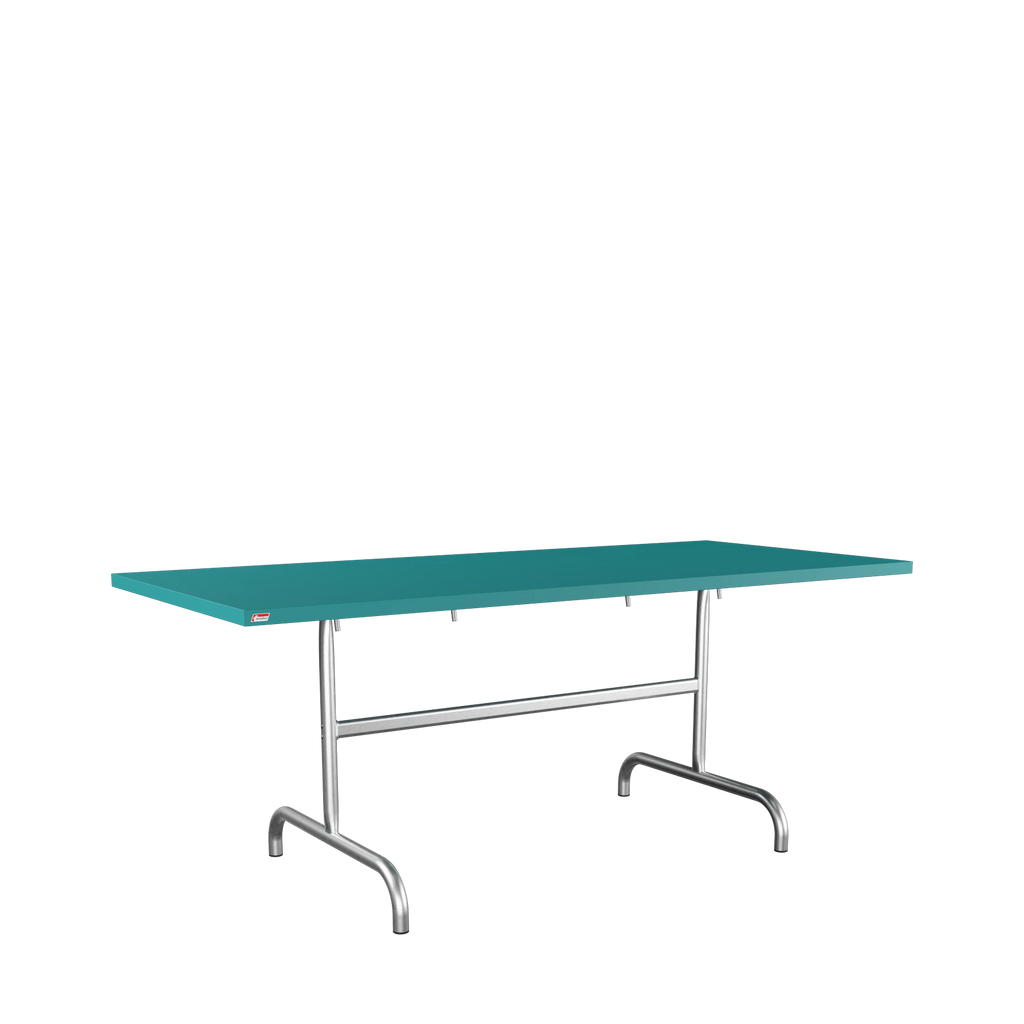 Schaffner Säntis Metalltisch 180x80 feuerverzinkt Kaliblau