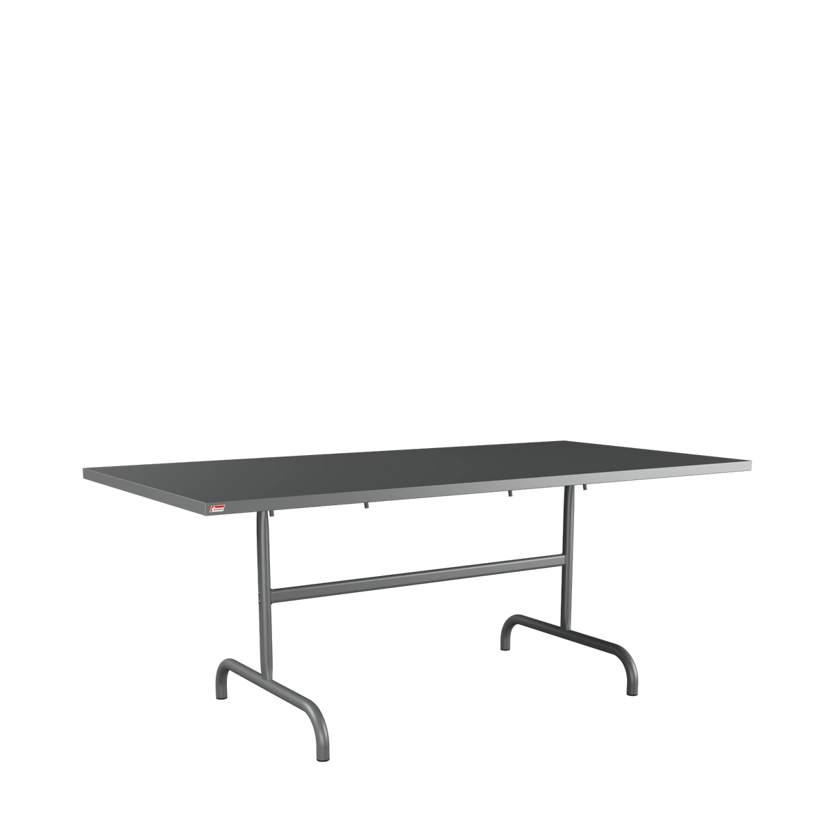 Schaffner Säntis Metalltisch 180x90 beschichtet Graphit