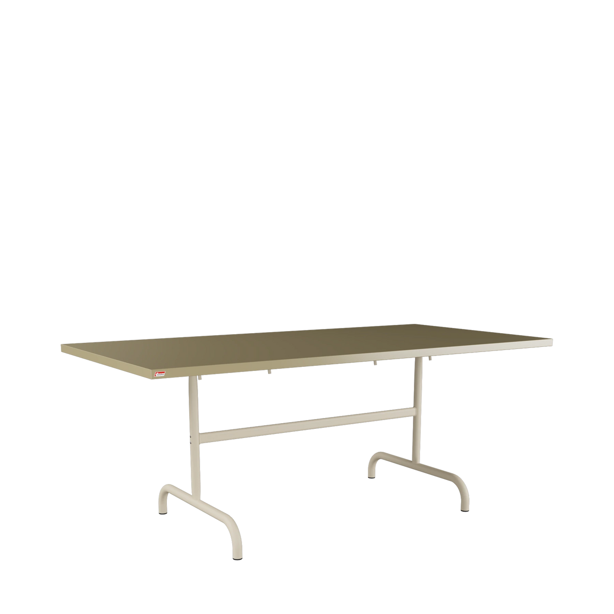 Schaffner Säntis Metalltisch 180x90 beschichtet Champagner