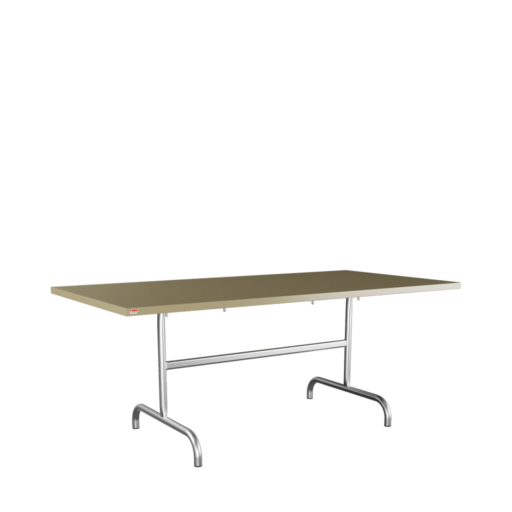 Schaffner Säntis Metalltisch 180x90 feuerverzinkt Champagner