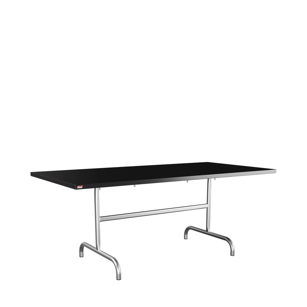 Schaffner Säntis Metalltisch 180x90 feuerverzinkt Schwarz