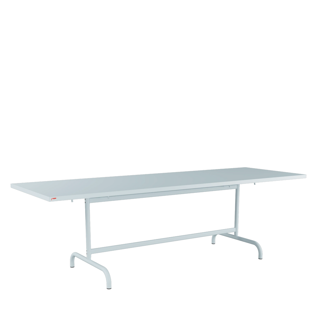 Schaffner Säntis Metalltisch 240x80 beschichtet Pastellblau