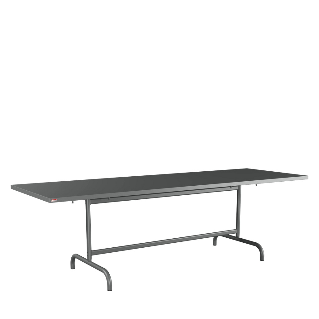 Schaffner Säntis Metalltisch 240x80 beschichtet Graphit