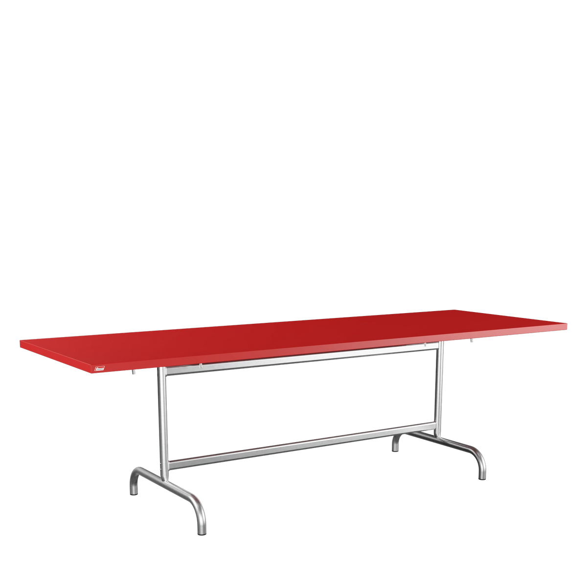 Schaffner Säntis Metalltisch 240x80 feuerverzinkt Rot