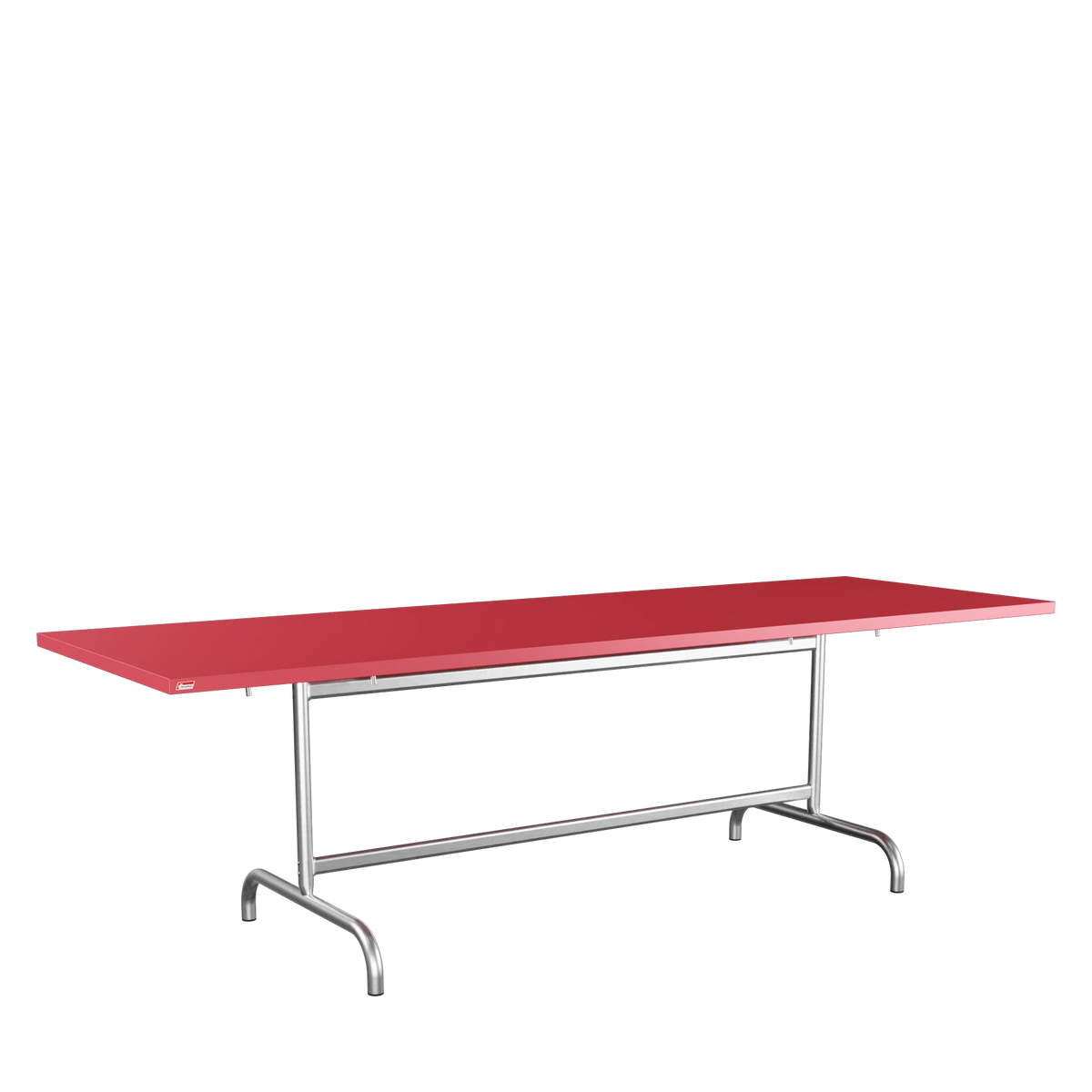 Schaffner Säntis Metalltisch 240x80 feuerverzinkt Ahornrot