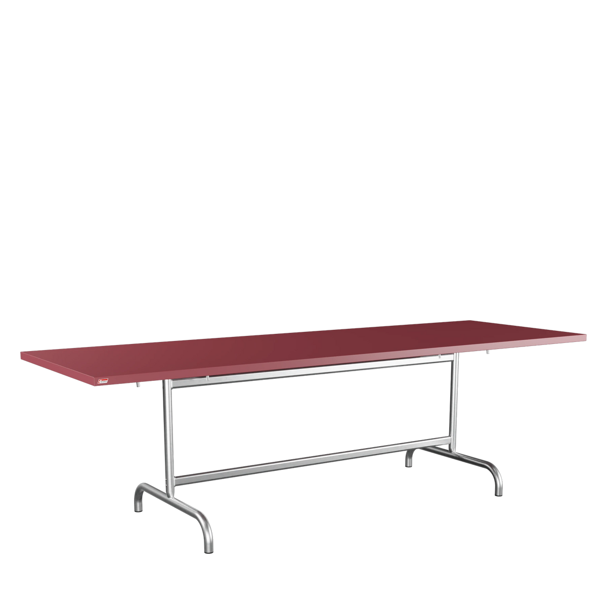 Schaffner Säntis Metalltisch 240x80 feuerverzinkt Bordeaux