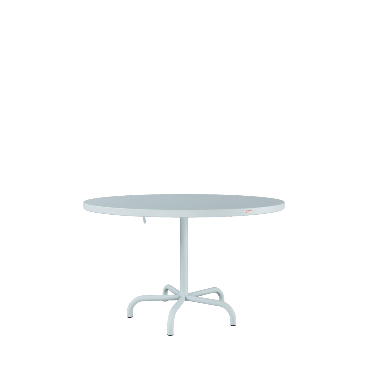Schaffner Säntis Metalltisch ø117 beschichtet Pastellblau