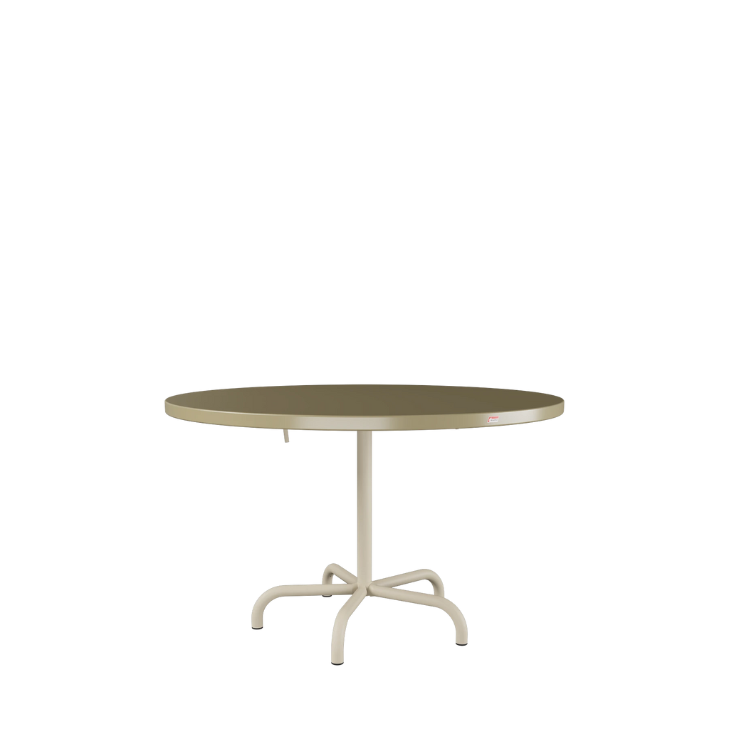 Schaffner Säntis Metalltisch ø117 beschichtet Champagner